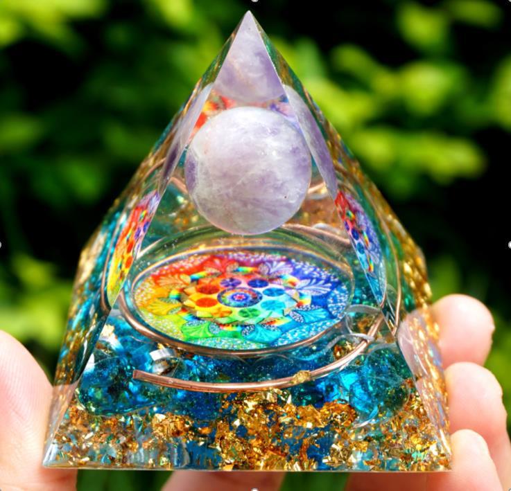 Crystal Pyramid Custom Crystal Pyramid Of Natural Decoration – Taraiga