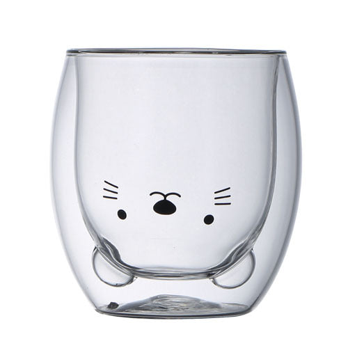 Transparent Bear Shape Unique Cup