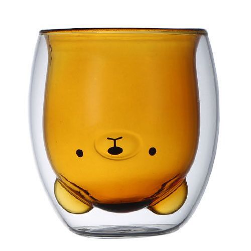 Transparent Bear Shape Unique Cup