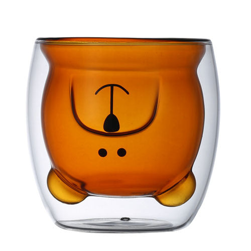 Transparent Bear Shape Unique Cup