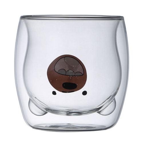 Transparent Bear Shape Unique Cup