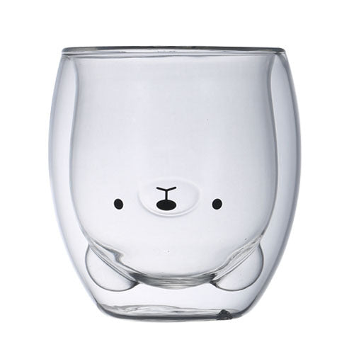 Transparent Bear Shape Unique Cup