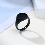 Classic Flat Stainless Steel Ring