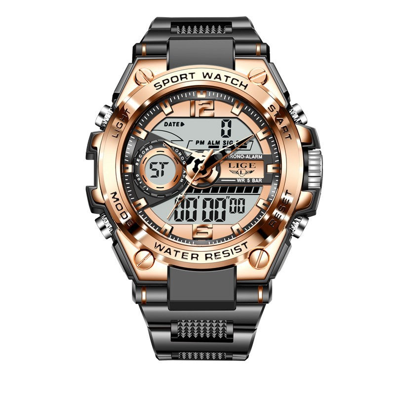 Double Display Quartz Luminous Watch