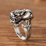 Retro Dragon Design Stainless Steel Ring