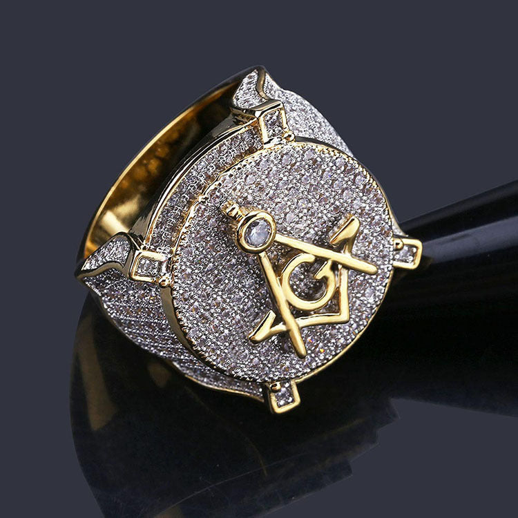 Cincin simbol simbol bintang yang mempesona