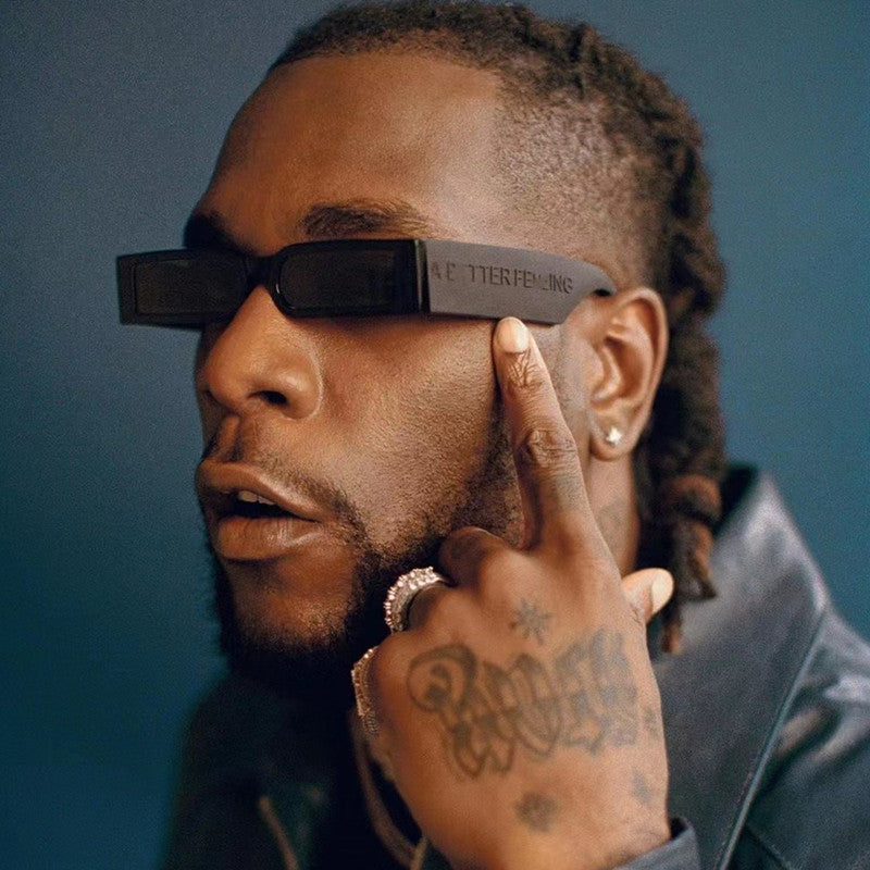 Enveloppement de résine hip hop autour des lunettes de soleil