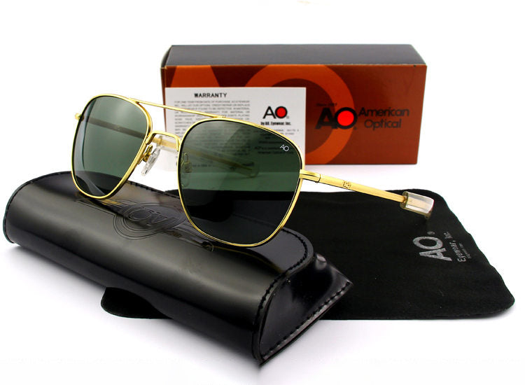 Anti-UV Aviator Square Sunglasses