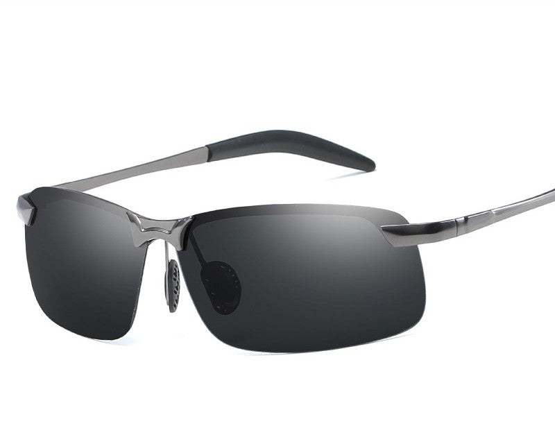 Semi Rimless Polarized Sunglasses