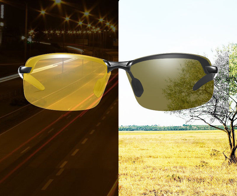 Semi Rimless Polarized Sunglasses