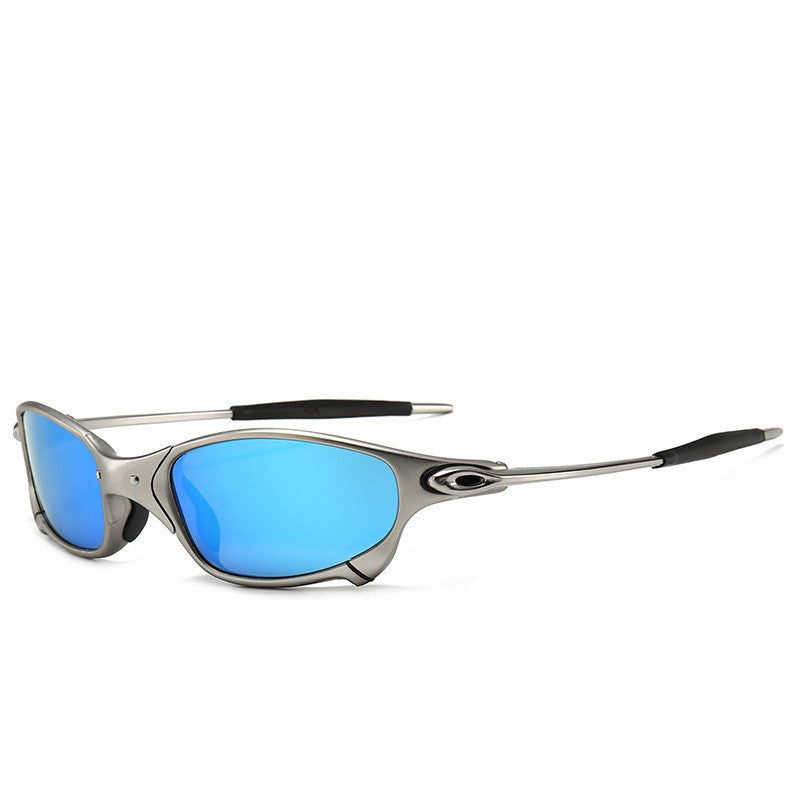 Croche des lunettes de soleil polarisées carrées minces