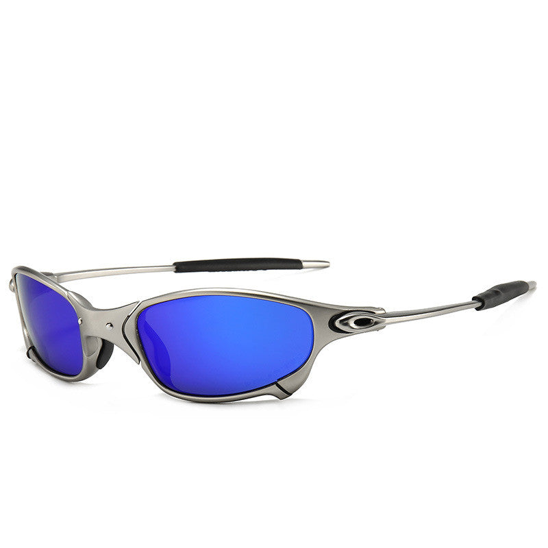 Croche des lunettes de soleil polarisées carrées minces