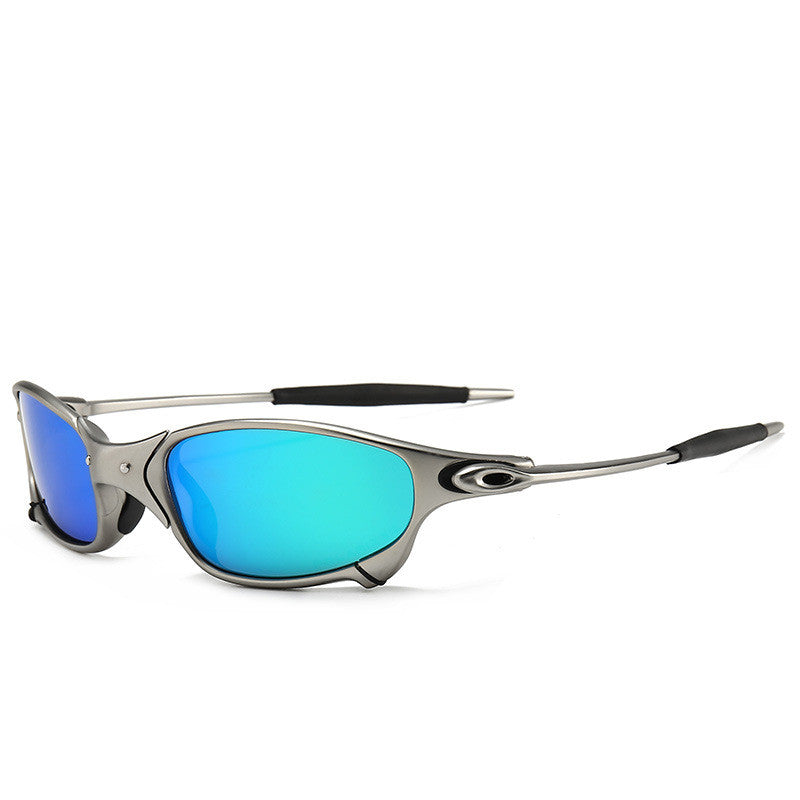 Croche des lunettes de soleil polarisées carrées minces