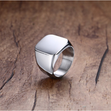 Metalic Black Titanium Polishing Stainless Ring