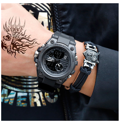 Reloj deportivo para hombre con esfera grande