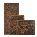 Embossed Casual Horse Leather Wallet