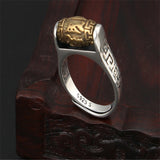 Six Words of Truth Barrel Ring