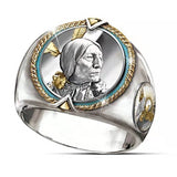 Indian Chief Hip Hop Pirate Ring