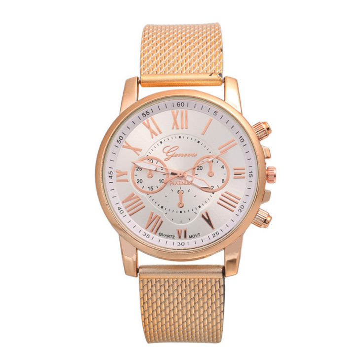 Reloj de correas de PVC con esfera multicolor