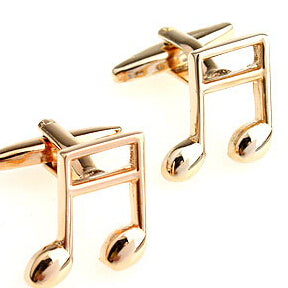 Music Note Style Cufflinks