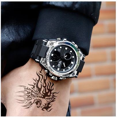 Reloj deportivo para hombre con esfera grande