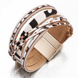 Retro Alloy Printed Leopard Bracelet