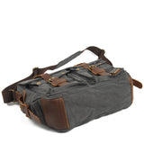 Canvas Leather Men's Messenger Bag