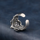 925-Sterling Silver Cat Adjustable Ring