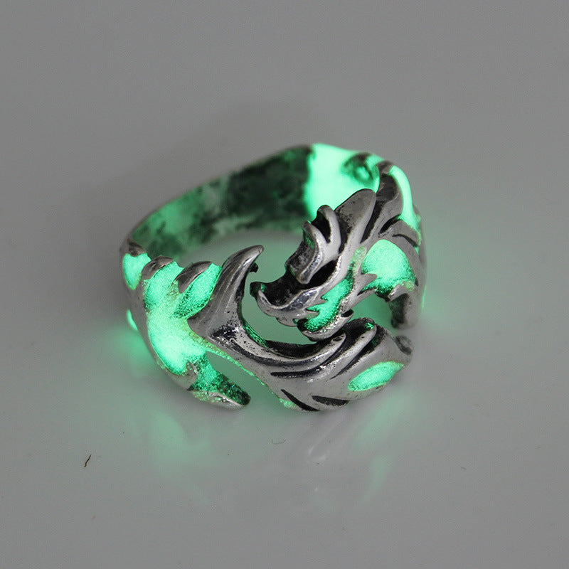 Dragon Geometric Pattern Luminous Ring
