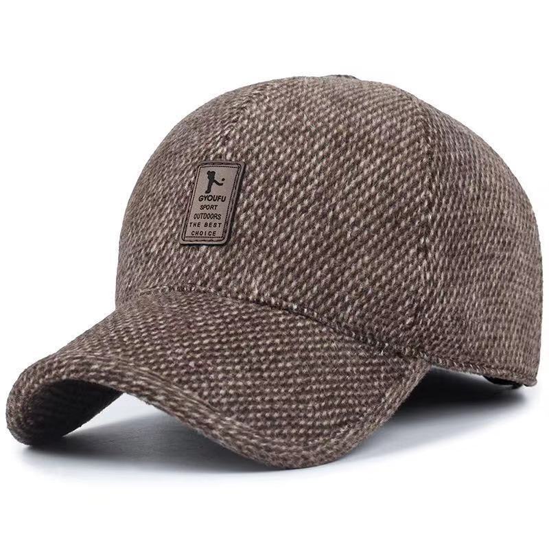 Gorra de béisbol de tela de sarga con insignia