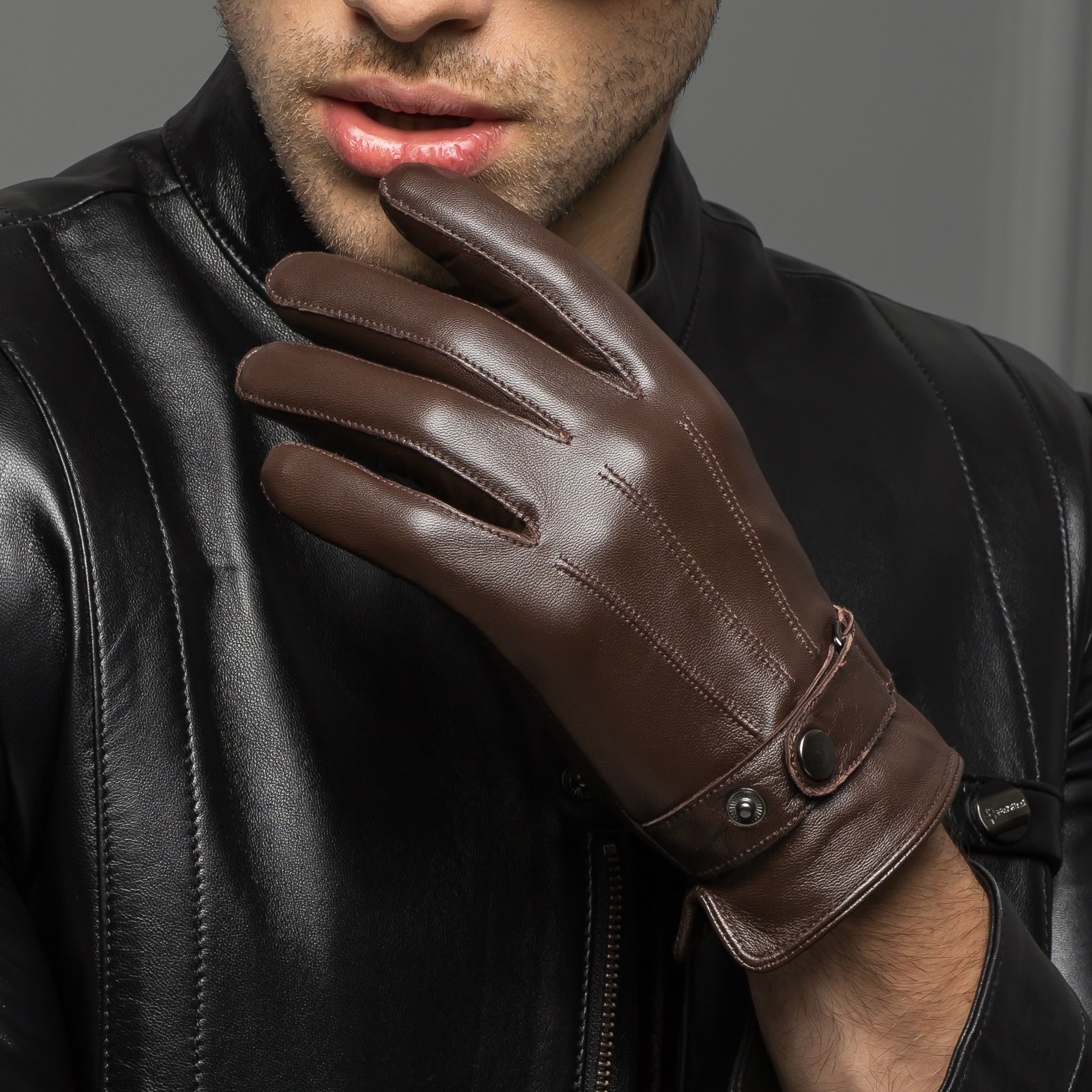 Velvet Sheepskin Cold-Proof Thick Gloves