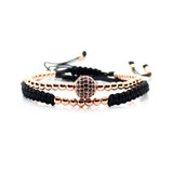 Zircon Balls Copper Beads Bracelet