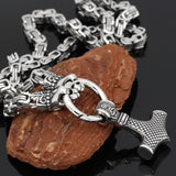 Nordic Viking Design Stainless Steel Necklace