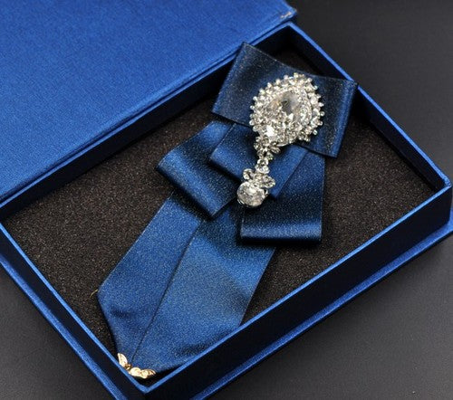 Casual Rhinestone Butterfly Tie Set