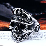 Beard Skull Titanium Steel Ring