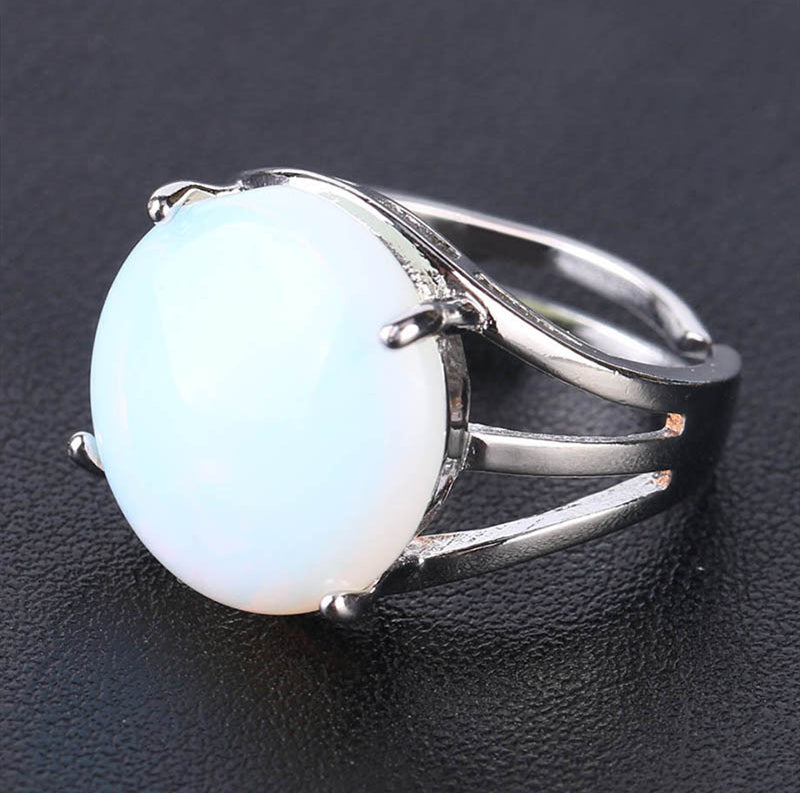 ラウンドストーンコッパーリング