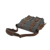 Canvas Leather Men's Messenger Bag