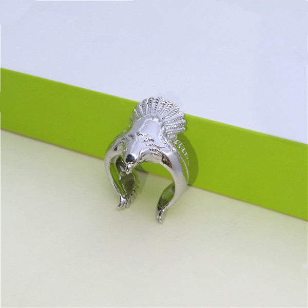 Vintage Flying Eagle Copper Ring