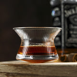Rotating Whiskey Shot Crystal Glass