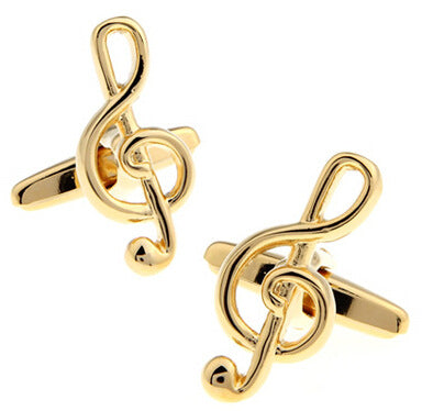 Music Note Style Cufflinks