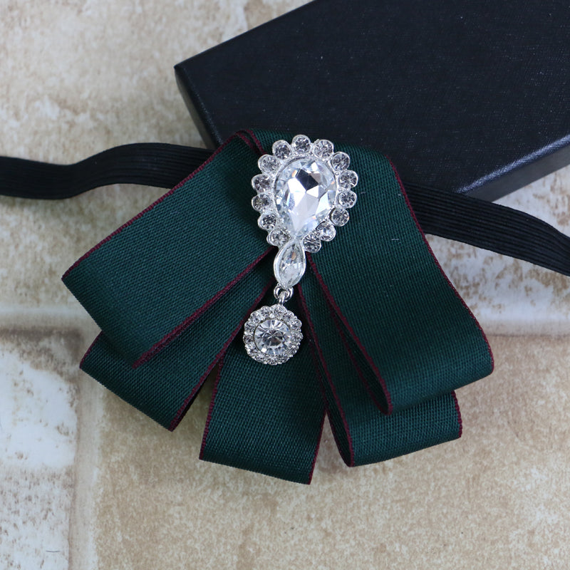 Drop Dangle Applique Ribbon Tie