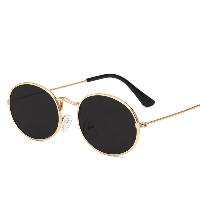 Retro Round Frame Sunglasses