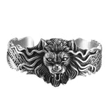 Domineering Lion Head Steel Bracelet
