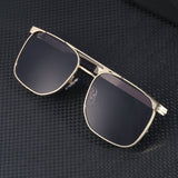 Metal Frame Retro Square Sunglasses