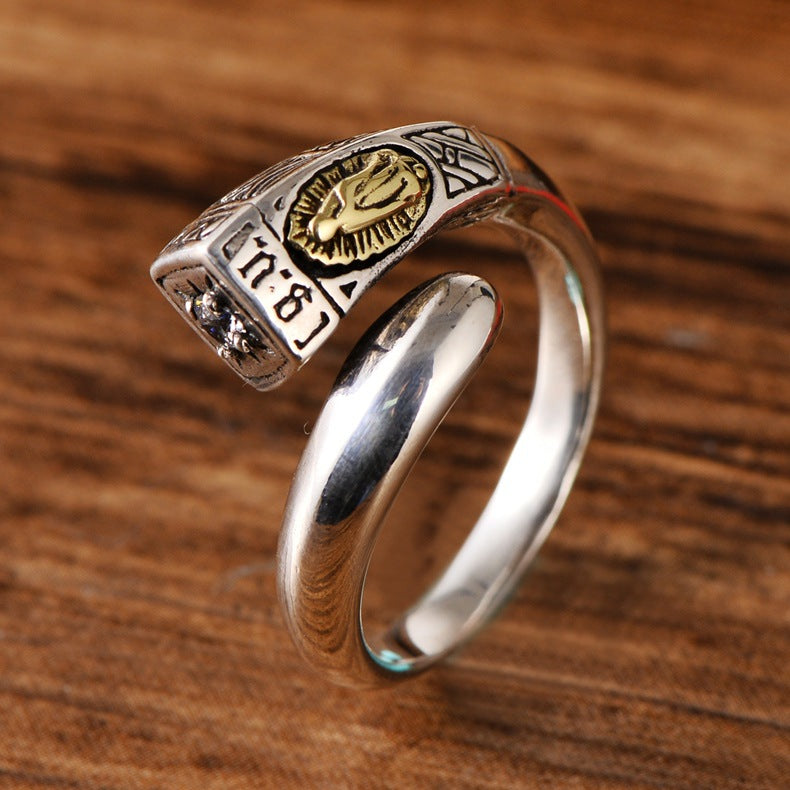 925 Bague de diamant de Vierge en argent sterling