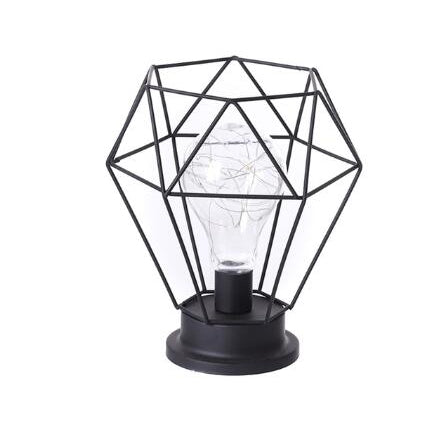 Unique Cage Solid Table Lamp