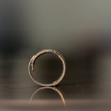 Retro Copper Wire Winding Process Ring