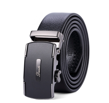 Elegant Automatic Alloy Buckle Leather Belt
