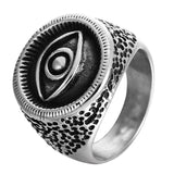One Eye Stainless Steel Ring