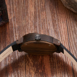 Multifunctional Wooden Leather Watch